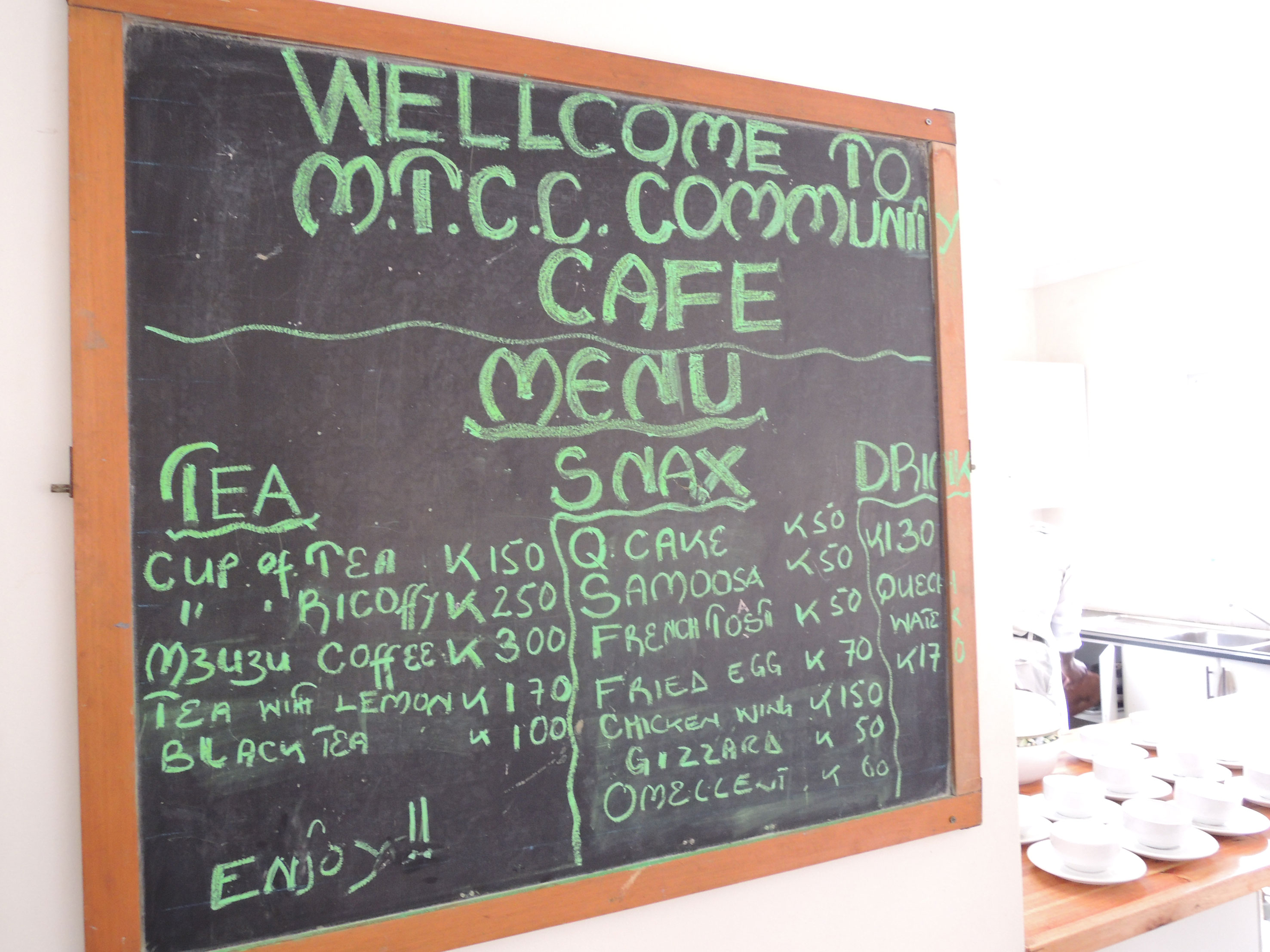 Chilomoni's first community cafe