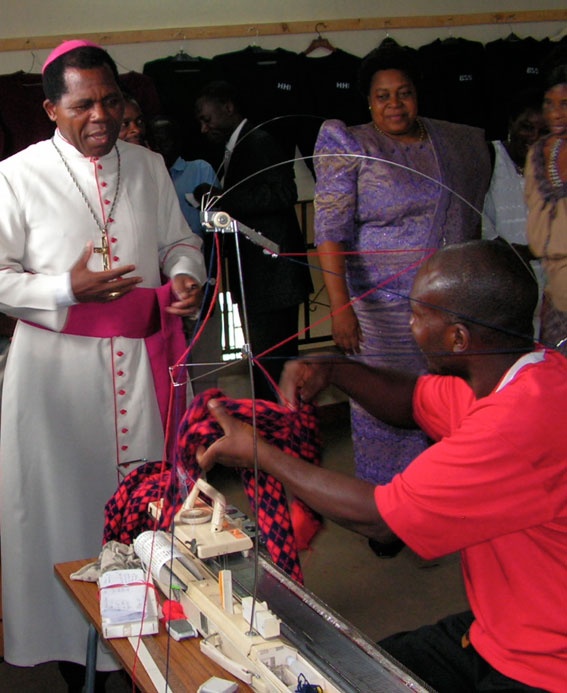 Archbishop visits the tailors